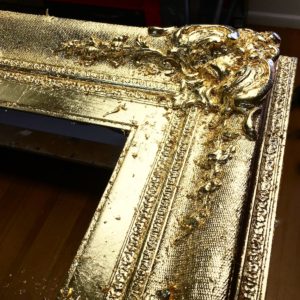 Rich and Davis custom frame gilded ornamental corner melbourne's best picture framer
