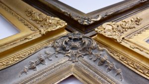 Rich & Davis McAlban and Sutton ornamental gold and dutch metal picture frames