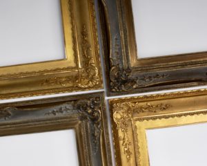 Rich & Davis McAlban and Sutton ornamental gold and Dutch metal custom frames
