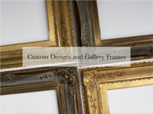 gold leaf and dutch metal gilded ornamental gallery and museum frames