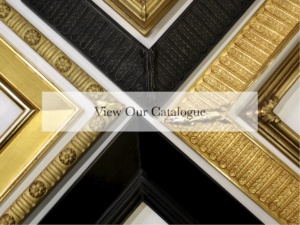 custom gold and clay bole ornamental and contemporary picture frames