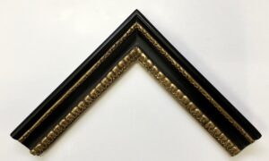 Carlo Maratta style picture number 2 frame with black clay bole and gold gilding
